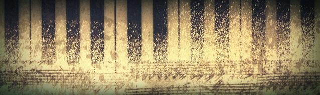 background old piano key