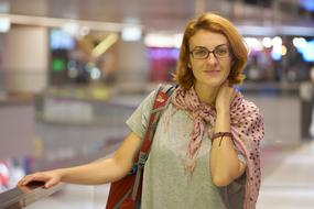 photo of a posing woman