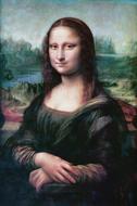 painting of mona lisa in the museum