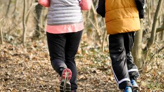 jogging friends outdoor