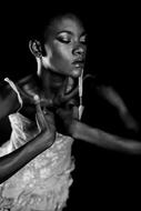 young African model