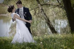 Wedding Couple on coast