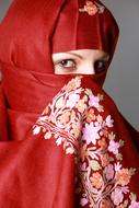 Muslim woman in traditional clothing