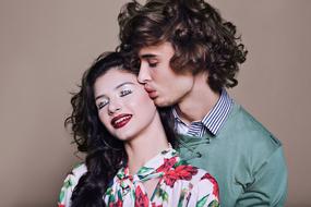 portrait of Sweet Couple Lovers