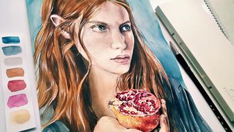 Art Painting of Woman