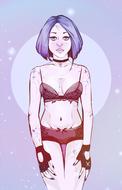 figure illustration girl drawing