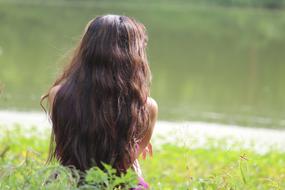 Girl Pond grass