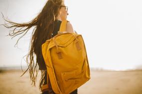 Yellow Bag girl