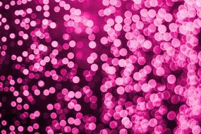 pink glare of light on blurred background