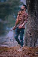 Fashion Styled Boy in forest