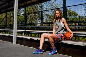 Sporty Girl in Park