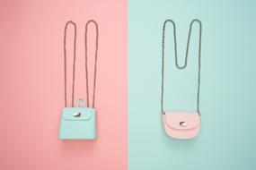 pink and blue bags as a fashion accessory