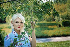 Girl Model in park