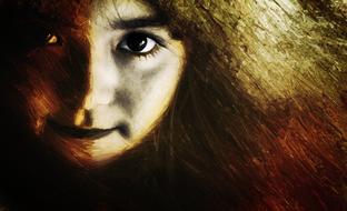 drawing of little girl
