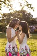 Mother Daughter Child happy