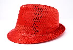 red Hat Sequins Headwear