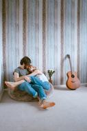 couple in armchair