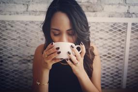 Coffee Hot Drink girl