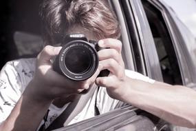 photo from the car