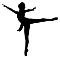 clipart of ballerina ballet dancer female