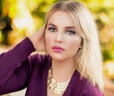 Portrait of Woman Model makeup