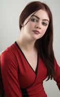 Woman Portrait Young red clothes