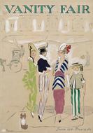 Vintage Magazine Cover drawing