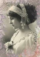 vintage woman art photo