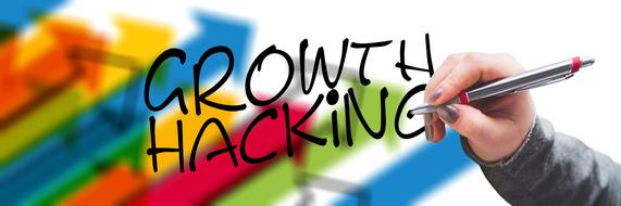 clipart of arrows growth hacking hand