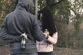 conflict between a guy and a girl