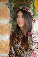 pretty Girl in oriental clothe, portrait