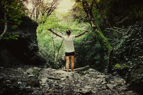 girl on Adventure Cliff