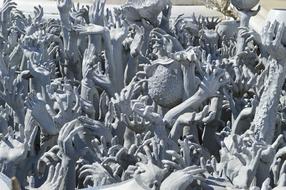 photo of zombie creepy hands