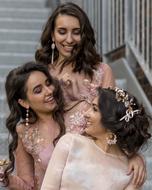happy young ladies