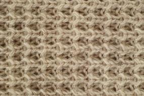 knitting as beige background