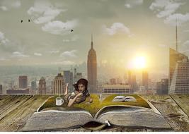 woman on the mysterious skyscraper roof