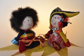 romantic couple of dolls