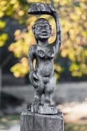African wooden sculpture