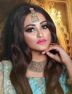 portrait of an Asian model with jewelry