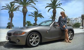 Sports Car and girl