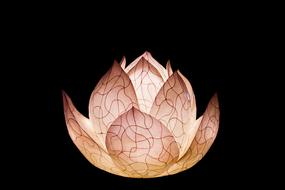 lantern in the shape of a lotus