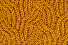 knitted orange cardigan texture