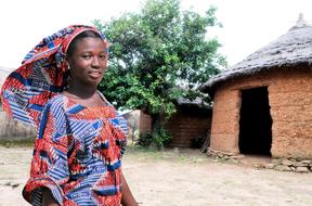 Woman in African Village