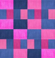 Beautiful fabric texture with the colorful squares