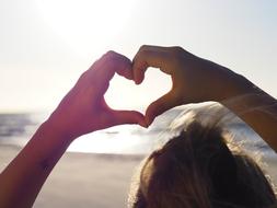 hand Sun Love Heart