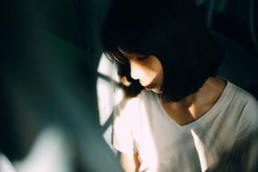 Light And Shadow Blur photo of Girl