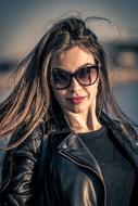 Portrait of Beautiful brunette Girl