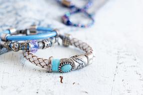 Accessories Fashion Design blue silver