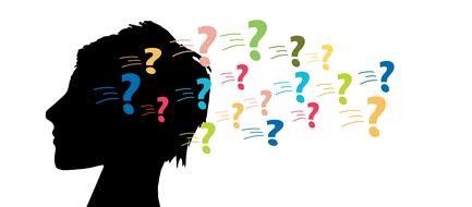 woman question mark problems drawing