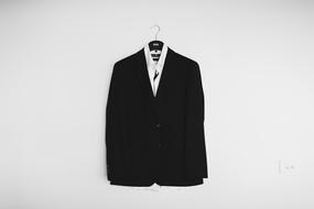 Black And White Suit clothing